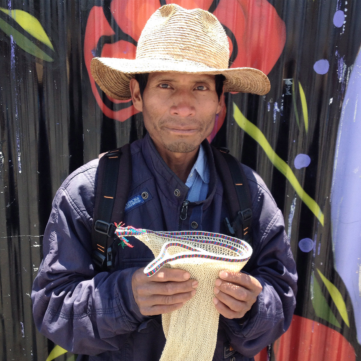SAC FILET EN AGAVE / FINE WEAVE MAGUEY MESH BAG