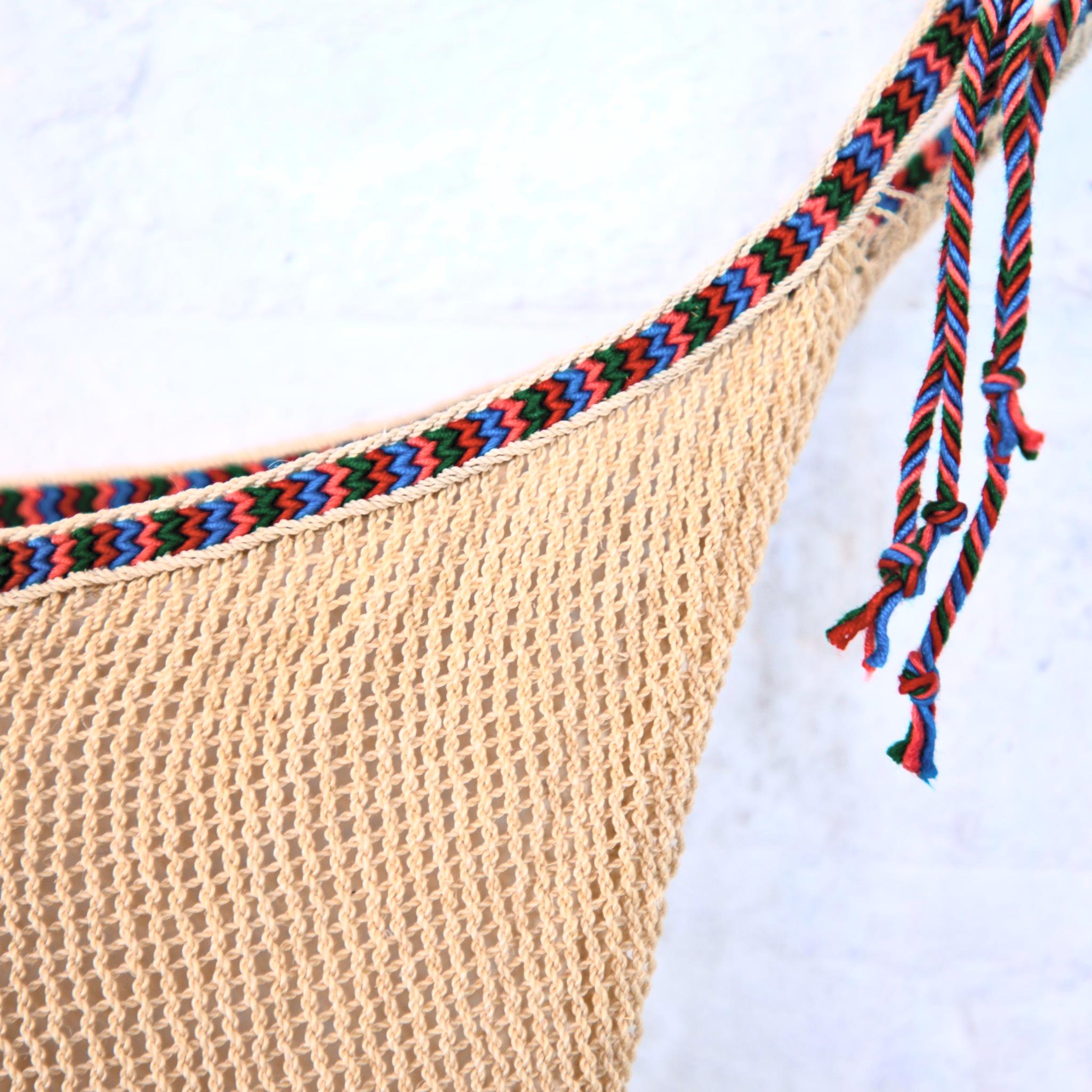 SAC FILET EN AGAVE / FINE WEAVE MAGUEY MESH BAG