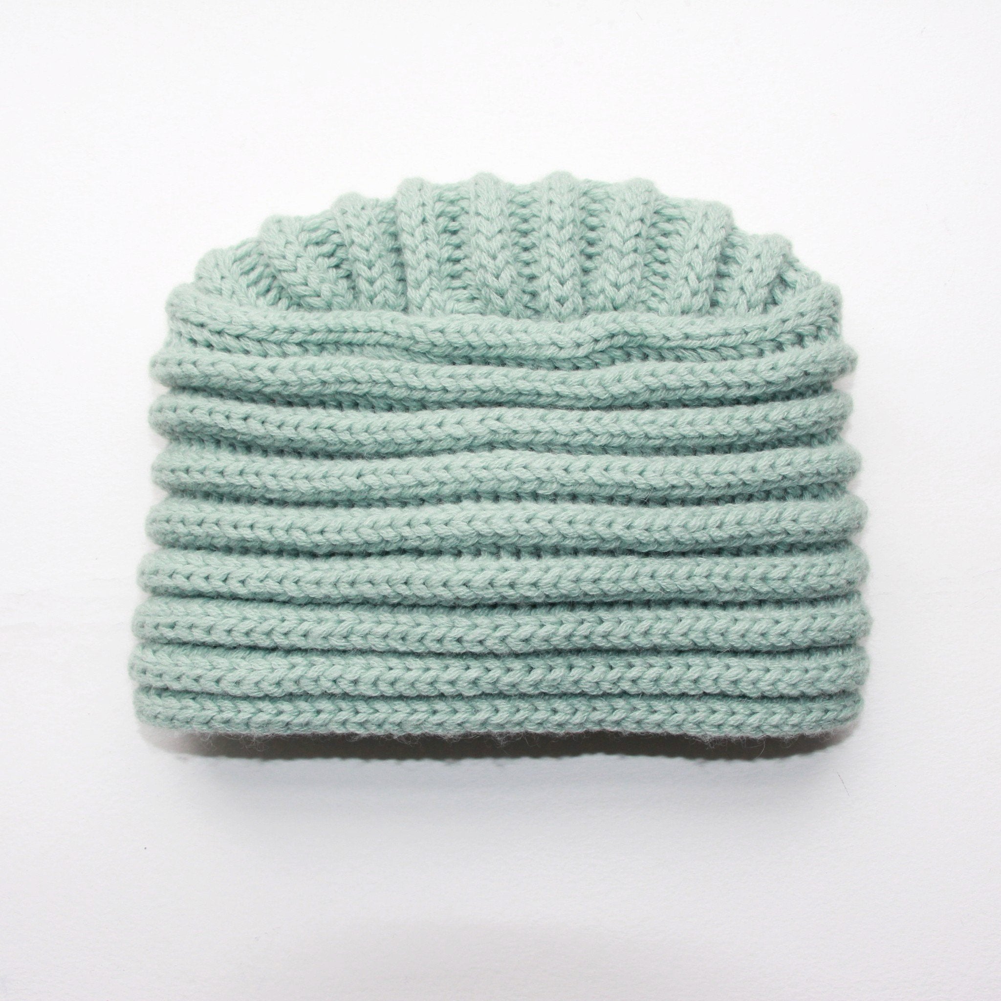 ROSIE SUGDEN x A BELLULA - BONNET TURBAN CELADON EDITION LIMITEE / LTD EDITION CELADON TURBAN HAT