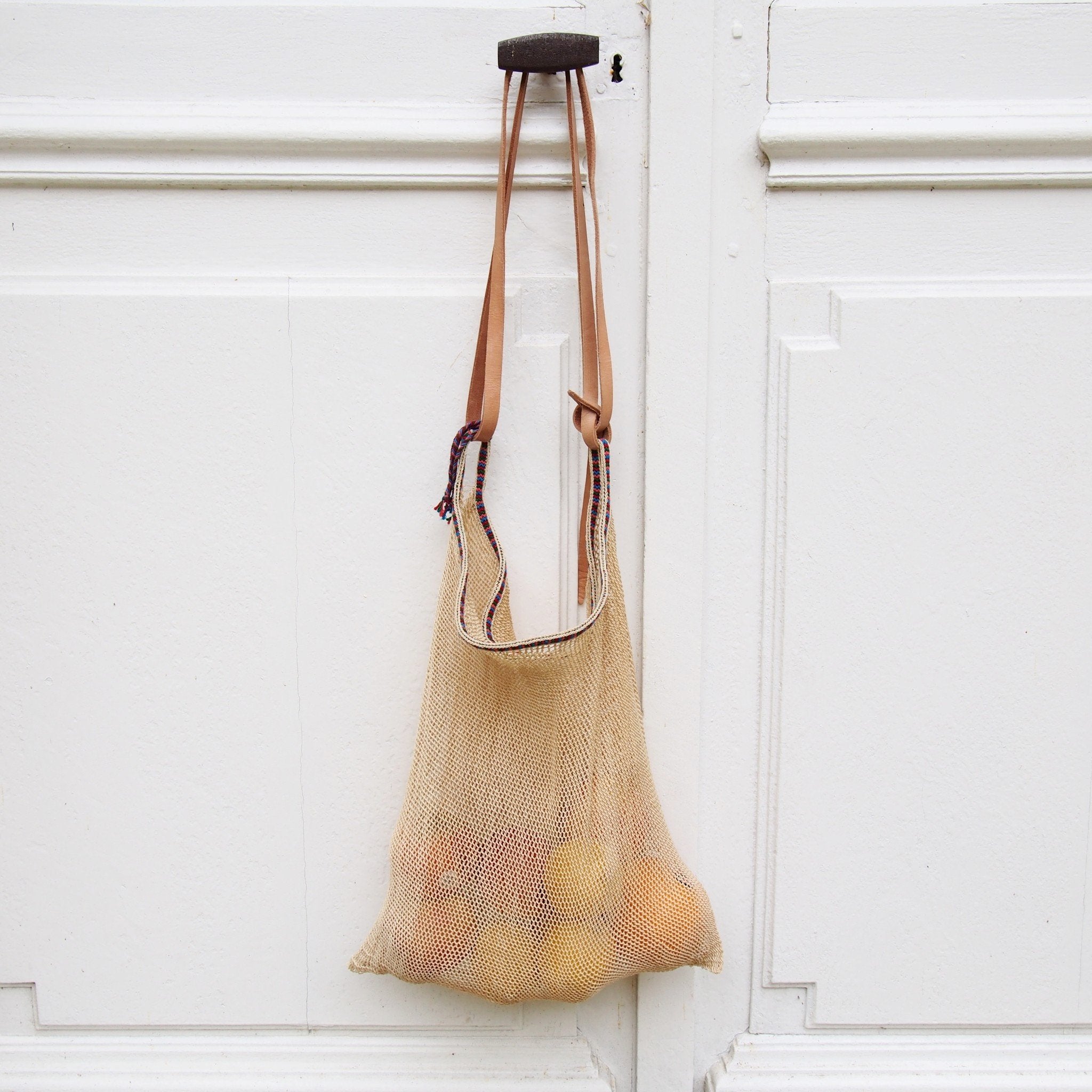 SAC FILET EN AGAVE / FINE WEAVE MAGUEY MESH BAG